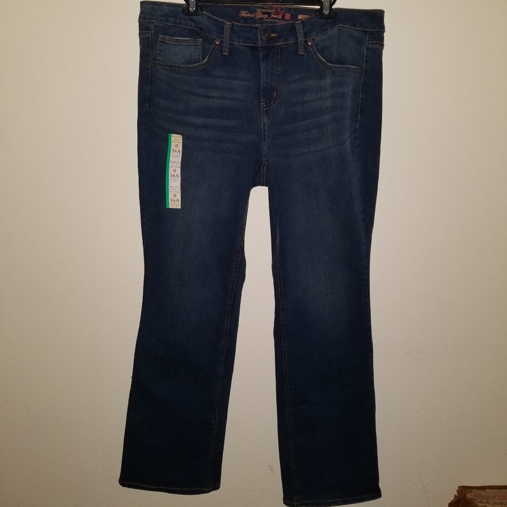 Faded Glory Mid Rise Bootcut Size 16